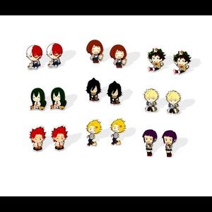 My hero academia cat earrings!